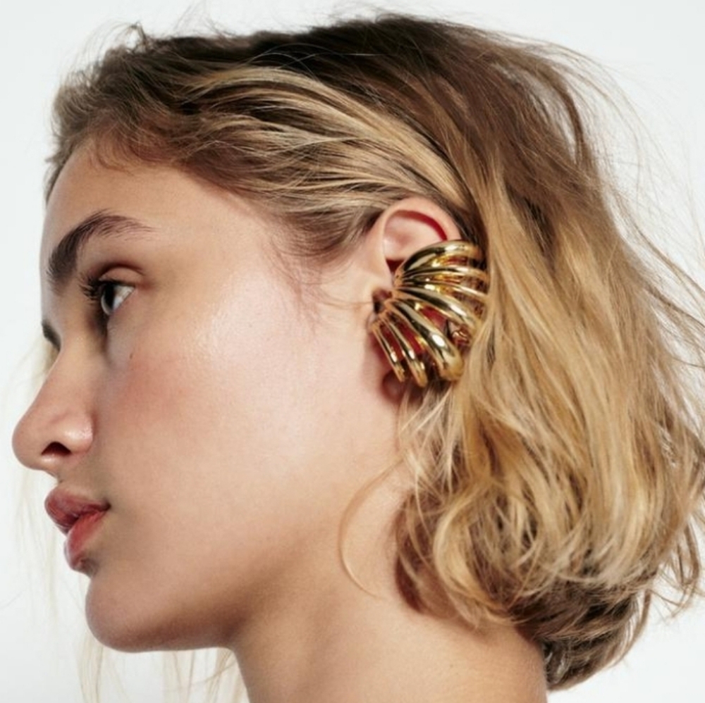 Zara Gold Statement Ear Cuff
